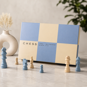 Printworks Classic Chess Set – Dusty Blue