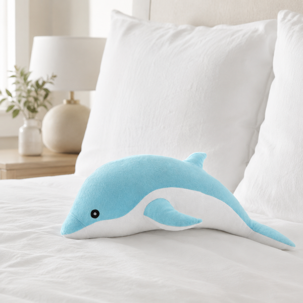 Blue Dolphin Plush Soft Toy