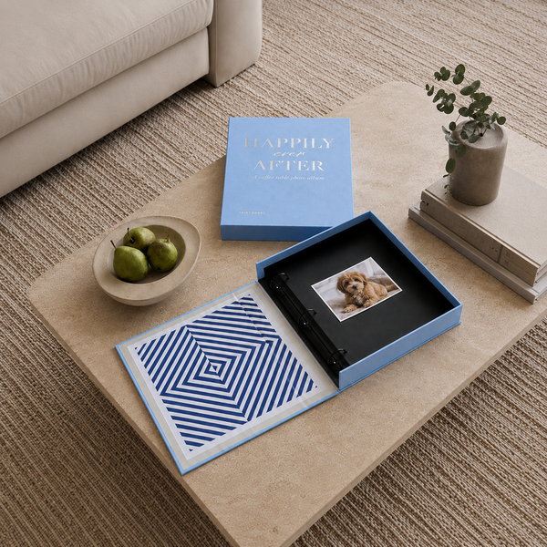Printworks Happily Ever After Wedding Photo Album – Blue