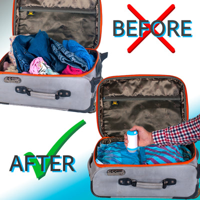 Kuber Industries Vacuum Storage Bags|Space Saver Bags|Travel Vacuum Storage  Seal Bags for