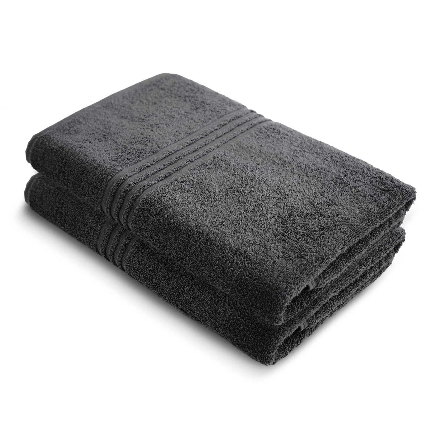 Exclusive 5 Star Hotel Turkish Cotton Grey Towel Set - (2 Hand