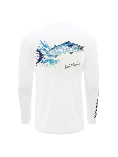 Bob Marlin Performance Shirt Adult King Bob White - Gifted Products