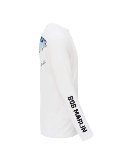 Bob Marlin Performance Shirt Adult King Bob White - Gifted Products